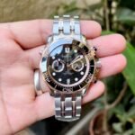 Men's Omega Seamaster Diver Chronograph Watch with Black Dial