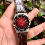 Omega Constellation Co-Axial Maroon Dial First Copy Watch