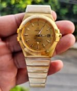 Omega Constellation Master Co-Axial Full Gold Automatic First Copy Watch