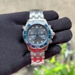 Omega Diver 300M Co-Axial Chronograph Silver First Copy Watch