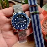 Omega James Bond 60th Anniversary Edition Watch with Extra Strap