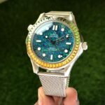 Omega James Bond Special Edition Diamond Bezel First Copy Watch - Image 4