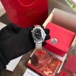 Omega Planet Ocean GMT Black Dial First Copy Watch - Image 5