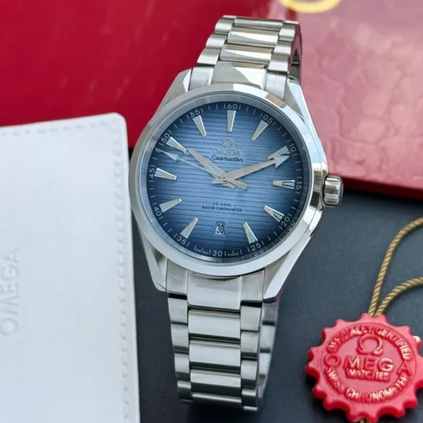 Omega Seamaster Aqua Terra Blue Dial First Copy Watch