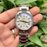 Omega Seamaster Aqua Terra Co-Axial 43mm Silver First Copy Watch