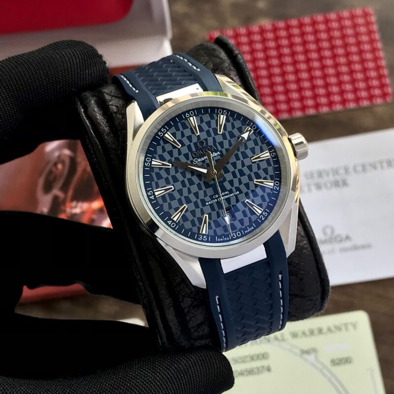 Omega-Seamaster-Aqua-Terra-Special-Edition-Blue-Dial-Watch-1-laziofy Omega Seamaster Aqua Terra Special Edition Blue Dial Watch - Image 1