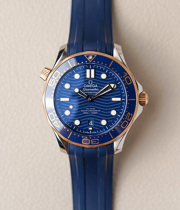 Omega-Seamaster-Diver-007-Limited-Edition-Blue-Dial-Watch-1-laziofy Omega Seamaster Diver 007 Limited Edition Blue Dial Watch - Image 1