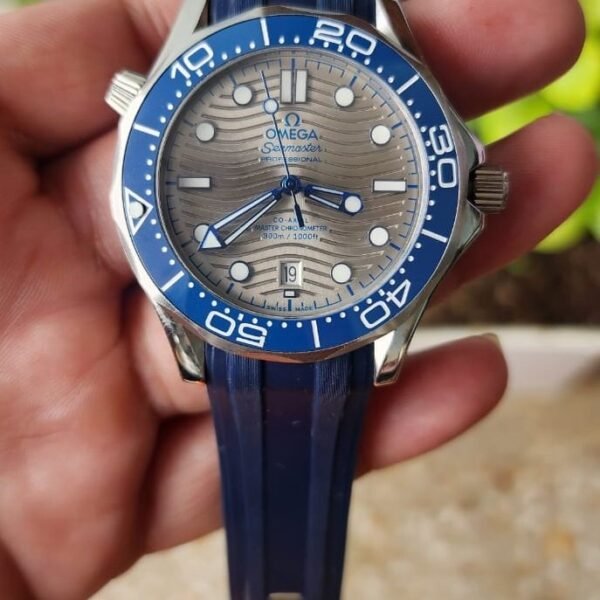 Omega Seamaster Diver 300M Blue Bezel First Copy Watch