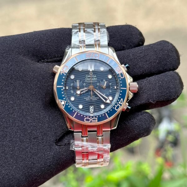 Omega Seamaster Diver 300M Blue Two-Tone Watch