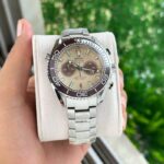 Omega Seamaster Planet Ocean 600M Beige Dial Watch - Image 2