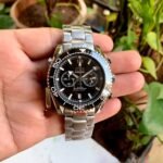 Omega Seamaster Planet Ocean Black Dial Chronograph Watch