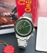 Omega Speedmaster Apollo 11 Green Dial Men's Watch