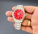 Seamaster Aqua Terra Red Dial Automatic Watch for Men