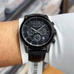 Armani Exchange AX2098 Stylish Black Chronograph Watch