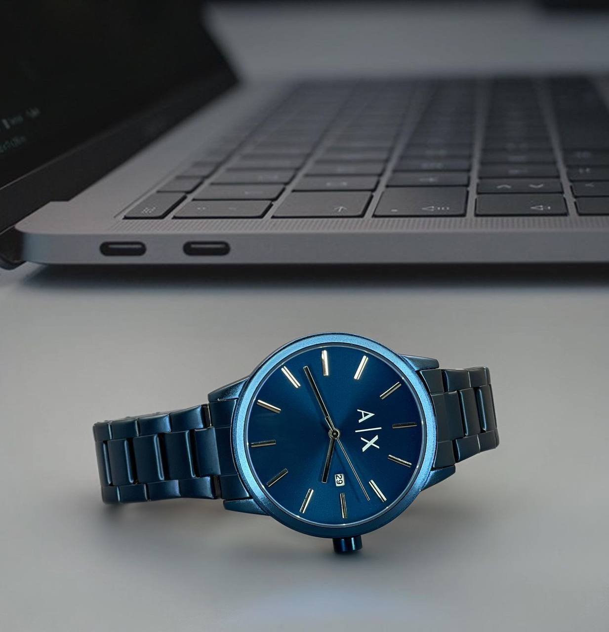 Armani-Exchange-Cayde-AX270-Black-Stainless-Steel-Watch-1-laziofy Armani Exchange Cayde AX270 Black Stainless Steel Watch - Image 1