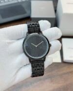 Armani Exchange Cayde Minimalist Black Dial Watch