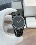 Armani Exchange Cayde Minimalist Black Dial Watch - Image 2
