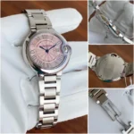 Cartier Ballon Bleu Silver Dial First Copy Watch - Image 2