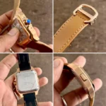 Cartier Santos Chrono Quartz First Copy Watch - Image 3