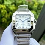 Cartier Santos Geometric Design First Copy Watch - Image 2