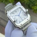 Cartier Santos Geometric Design First Copy Watch - Image 3
