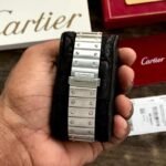 Cartier Santos Geometric Shape First Copy Watch - Image 2