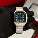 Cartier Santos Geometric Shape First Copy Watch - Image 6