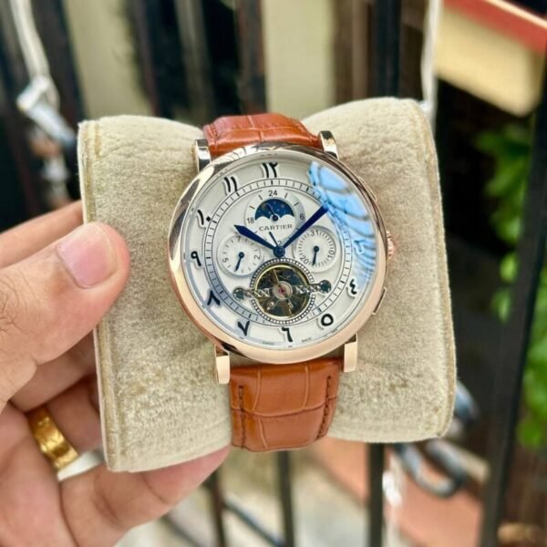 Cartier SunMoon Chronograph First Copy Watch