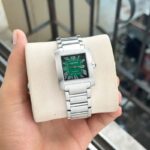 Cartier Tank Francaise Green Dial First Copy Watch