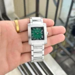 Cartier Tank Francaise Green Dial First Copy Watch - Image 2
