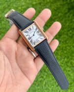 Cartier Tank Solo Rose Gold First Copy Watch - Image 3