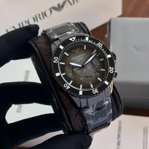 Emporio Armani AR70010 Black Chrono Watch