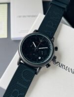 Emporio Armani Black Sports Watch First Copy - Image 2