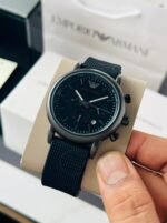 Emporio Armani Black Sports Watch First Copy - Image 4