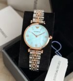 Emporio Armani Elegant Blue Dial Watch