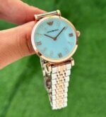 Emporio Armani Elegant Blue Dial Watch - Image 2