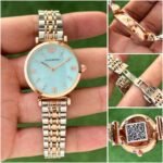 Emporio Armani Elegant Blue Dial Watch - Image 3