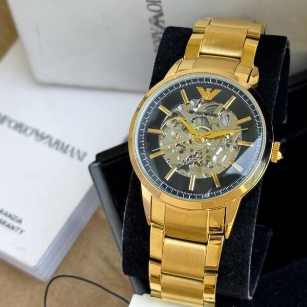 Emporio Armani Gold Chain Watch