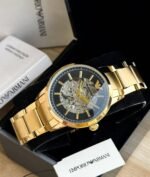 Emporio Armani Gold Chain Watch - Image 3