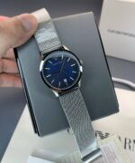 Emporio Armani Round Blue Dial First Copy Watch