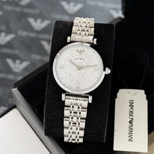 Emporio Armani Slim White Dial First Copy Watch