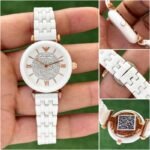 Emporio Armani Slim White Dial First Copy Watch - Image 5