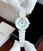 Emporio Armani White Ceramic First Copy Watch