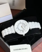 Emporio Armani White Ceramic First Copy Watch - Image 4