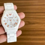 Emporio Armani White Ceramic Watch - Image 2