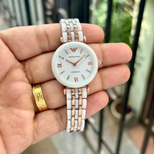 Emporio Armani Women's Ceramica First Copy Watch