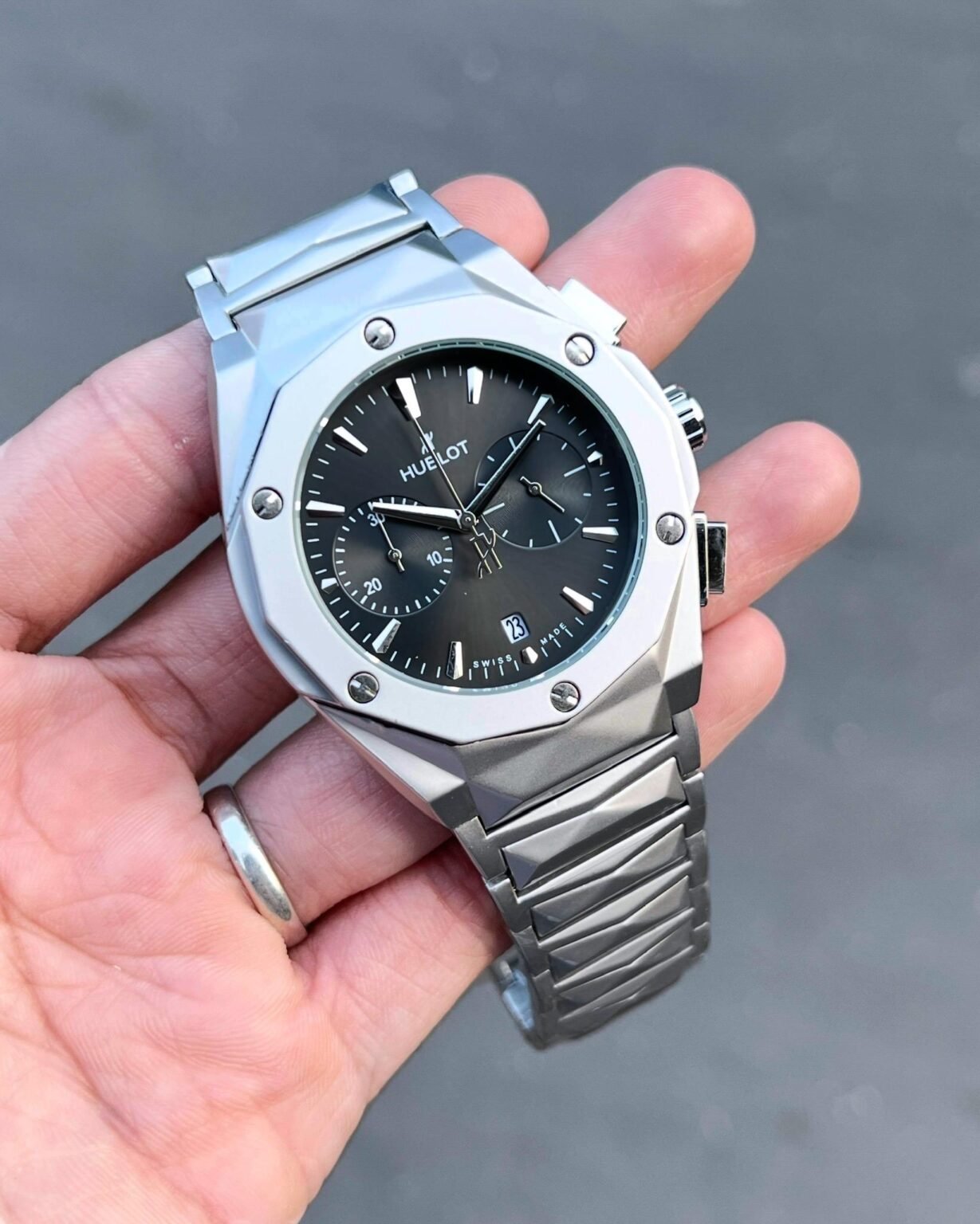 Hublot-Big-Bang-Diamond-Cut-1-laziofy Hublot Big Bang Diamond Cut First Copy Watch - Image 1