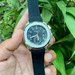 Patek Philippe Aqua Black Orange First Copy Watch - Image 2