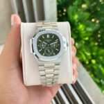 Patek Philippe Green Chronograph First Copy Watch - Image 2