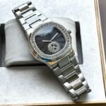 Patek Philippe Nautilus Silver First Copy Watch - Image 4